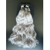 Extensii Cheratina Russian Hair Ombre #1B/Light Grey